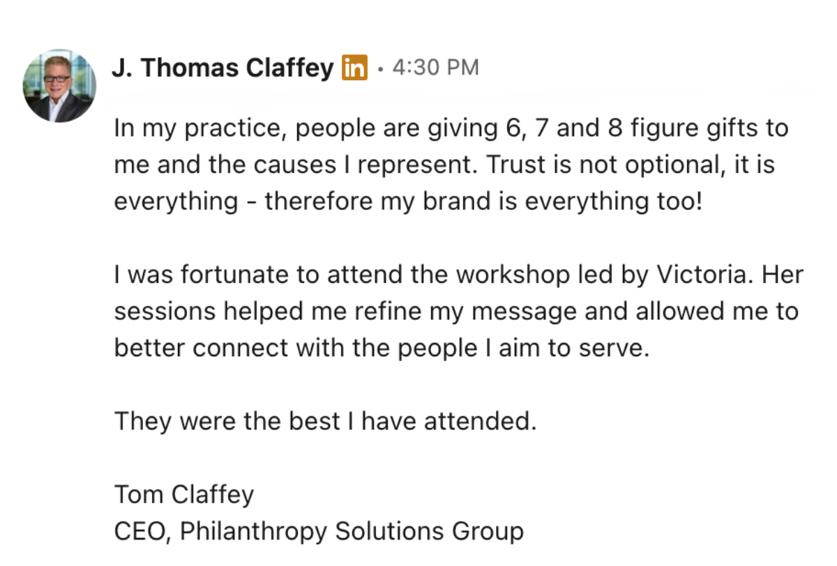 Client testimonial 6