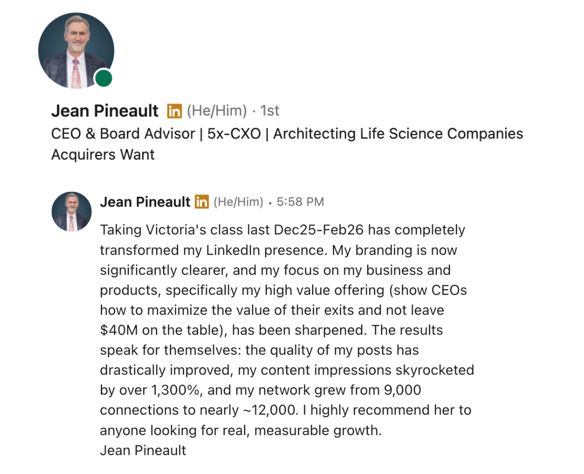 Client testimonial 21